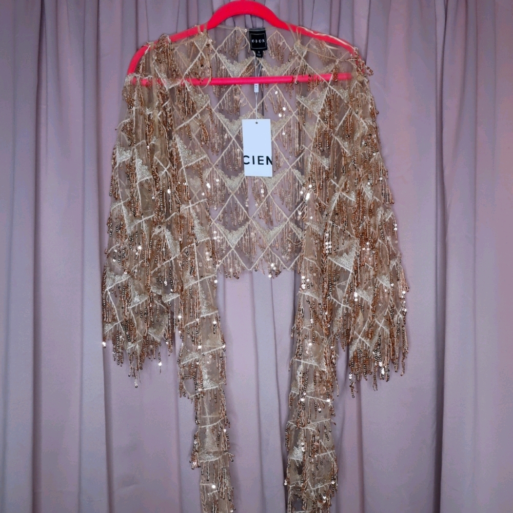 Rose Gold Glitter Jacket